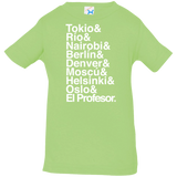 T-Shirts Key Lime / 6 Months Money Heist Jetset Infant Premium T-Shirt