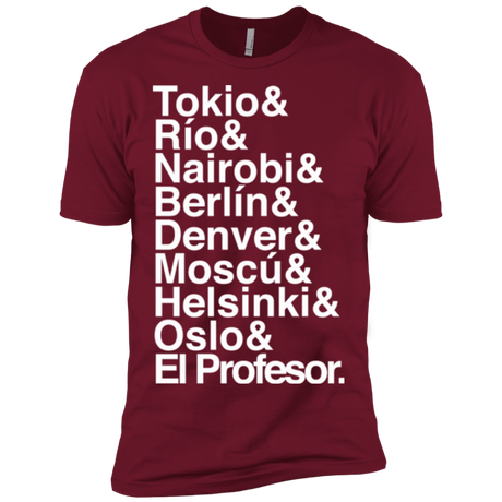 T-Shirts Cardinal / X-Small Money Heist Jetset Men's Premium T-Shirt