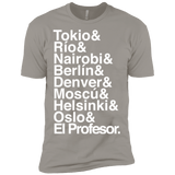 T-Shirts Light Grey / X-Small Money Heist Jetset Men's Premium T-Shirt