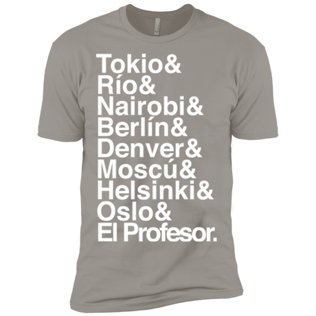 T-Shirts Light Grey / X-Small Money Heist Jetset Men's Premium T-Shirt