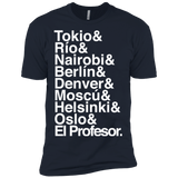 T-Shirts Midnight Navy / X-Small Money Heist Jetset Men's Premium T-Shirt