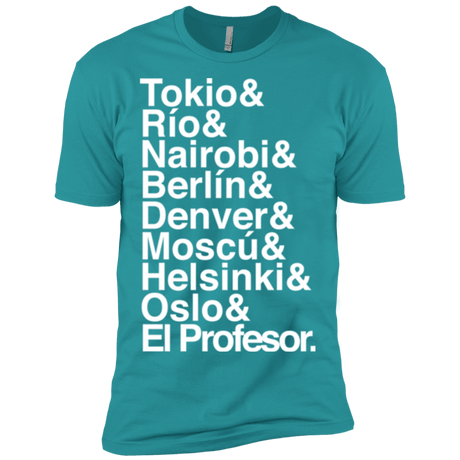 T-Shirts Tahiti Blue / X-Small Money Heist Jetset Men's Premium T-Shirt