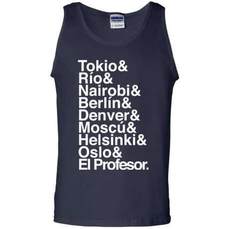 T-Shirts Navy / S Money Heist Jetset Men's Tank Top