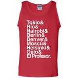 T-Shirts Red / S Money Heist Jetset Men's Tank Top