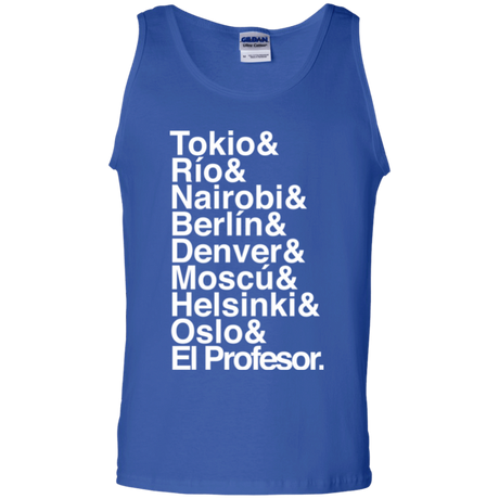 T-Shirts Royal / S Money Heist Jetset Men's Tank Top