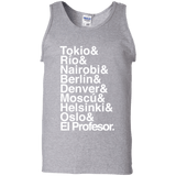 T-Shirts Sport Grey / S Money Heist Jetset Men's Tank Top