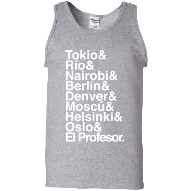 T-Shirts Sport Grey / S Money Heist Jetset Men's Tank Top