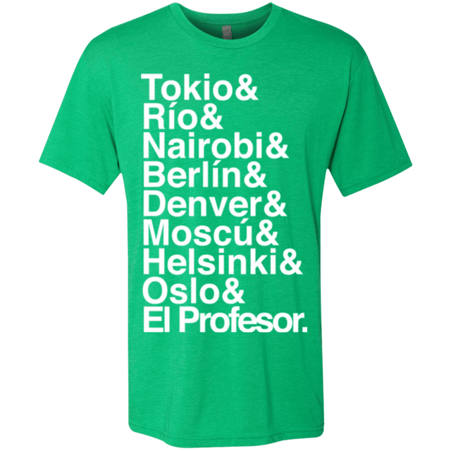 T-Shirts Envy / S Money Heist Jetset Men's Triblend T-Shirt
