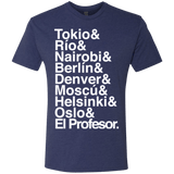 T-Shirts Vintage Navy / S Money Heist Jetset Men's Triblend T-Shirt