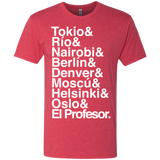 T-Shirts Vintage Red / S Money Heist Jetset Men's Triblend T-Shirt
