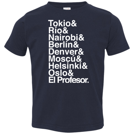 T-Shirts Navy / 2T Money Heist Jetset Toddler Premium T-Shirt