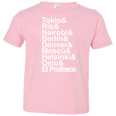 T-Shirts Pink / 2T Money Heist Jetset Toddler Premium T-Shirt