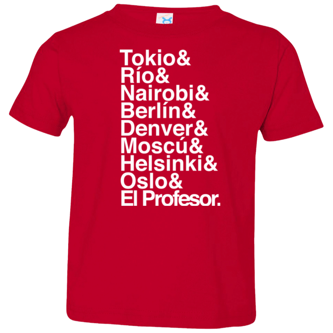 T-Shirts Red / 2T Money Heist Jetset Toddler Premium T-Shirt