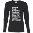 T-Shirts Black / S Money Heist Jetset Women's Long Sleeve T-Shirt