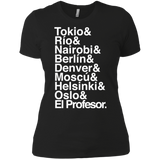 T-Shirts Black / X-Small Money Heist Jetset Women's Premium T-Shirt