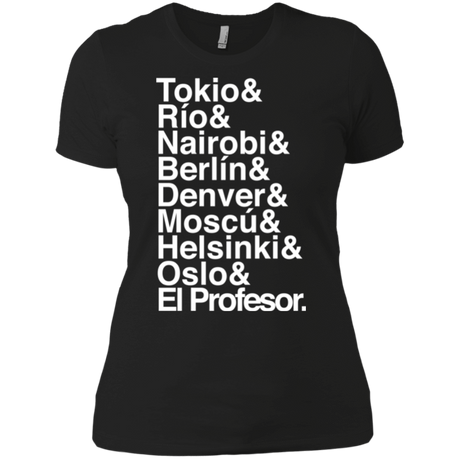 T-Shirts Black / X-Small Money Heist Jetset Women's Premium T-Shirt