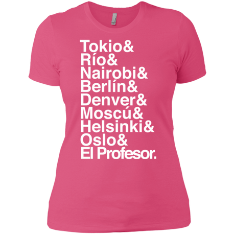 T-Shirts Hot Pink / X-Small Money Heist Jetset Women's Premium T-Shirt