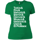 T-Shirts Kelly Green / X-Small Money Heist Jetset Women's Premium T-Shirt