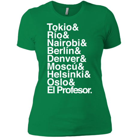 T-Shirts Kelly Green / X-Small Money Heist Jetset Women's Premium T-Shirt