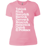 T-Shirts Light Pink / X-Small Money Heist Jetset Women's Premium T-Shirt