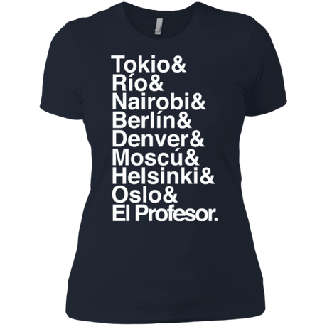 T-Shirts Midnight Navy / X-Small Money Heist Jetset Women's Premium T-Shirt