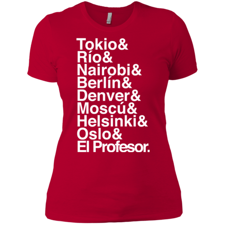 T-Shirts Red / X-Small Money Heist Jetset Women's Premium T-Shirt