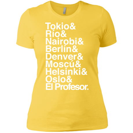 T-Shirts Vibrant Yellow / X-Small Money Heist Jetset Women's Premium T-Shirt