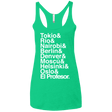 T-Shirts Envy / X-Small Money Heist Jetset Women's Triblend Racerback Tank