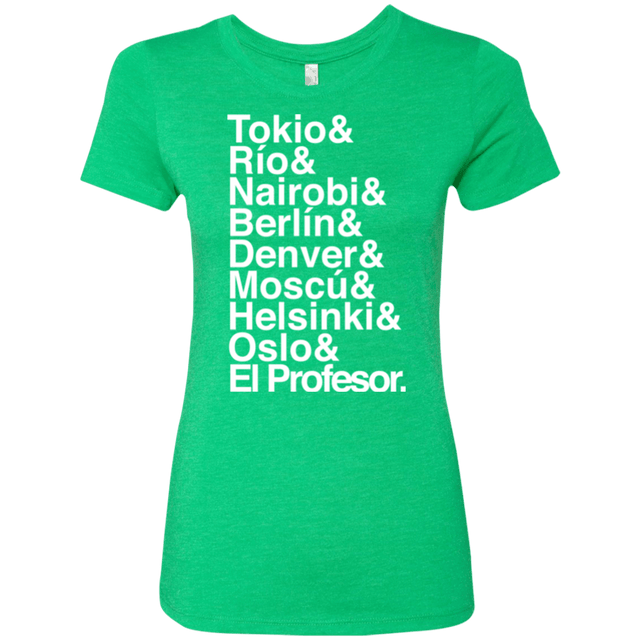 T-Shirts Envy / S Money Heist Jetset Women's Triblend T-Shirt