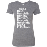 T-Shirts Premium Heather / S Money Heist Jetset Women's Triblend T-Shirt