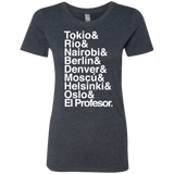 T-Shirts Vintage Navy / S Money Heist Jetset Women's Triblend T-Shirt