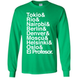 T-Shirts Irish Green / YS Money Heist Jetset Youth Long Sleeve T-Shirt