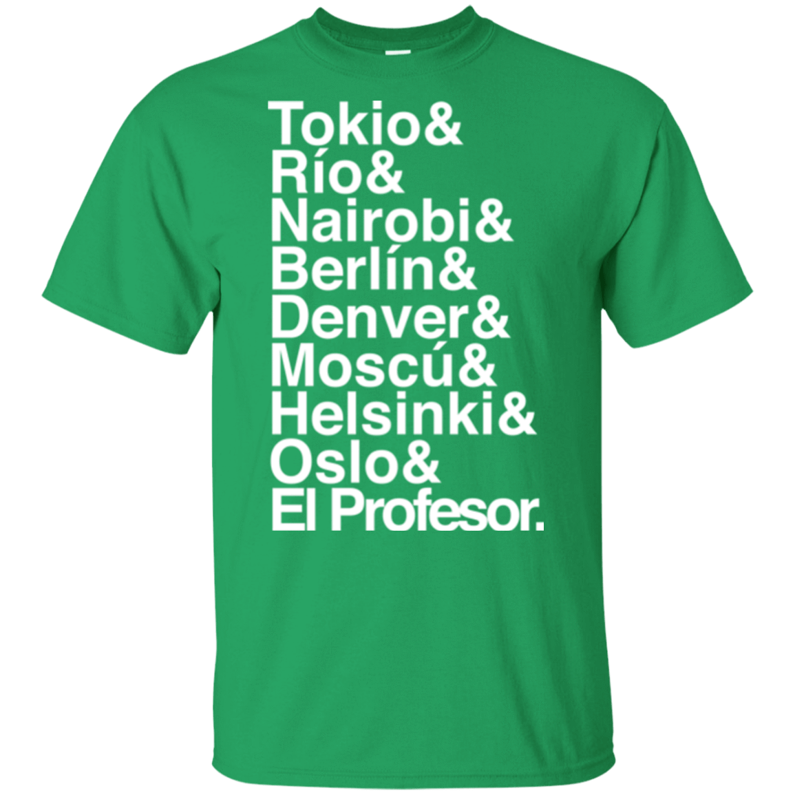 T-Shirts Irish Green / YXS Money Heist Jetset Youth T-Shirt