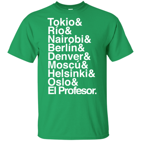 T-Shirts Irish Green / YXS Money Heist Jetset Youth T-Shirt