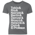 T-Shirts Premium Heather / YXS Money Heist Jetset Youth Triblend T-Shirt