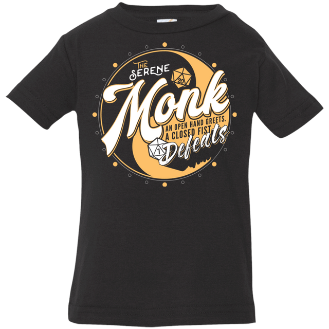 T-Shirts Black / 6 Months Monk Infant Premium T-Shirt