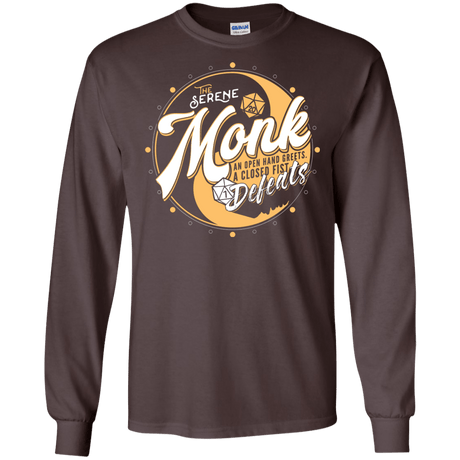 Monk Men's Long Sleeve T-Shirt