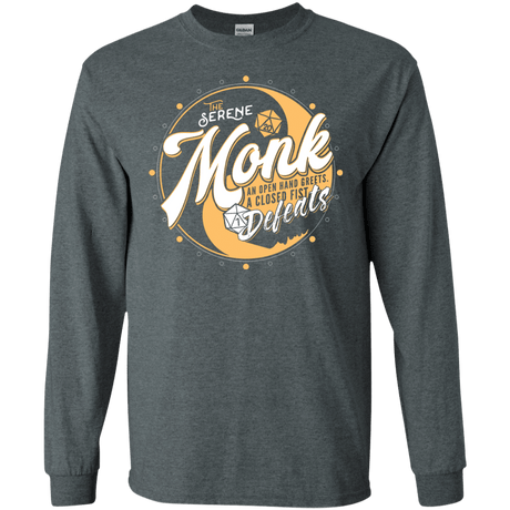 Monk Men's Long Sleeve T-Shirt