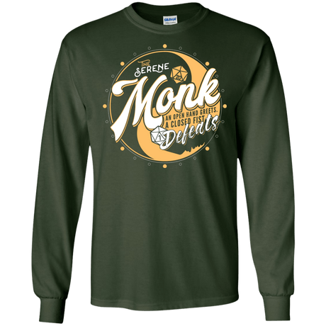 Monk Men's Long Sleeve T-Shirt