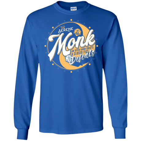 Monk Men's Long Sleeve T-Shirt