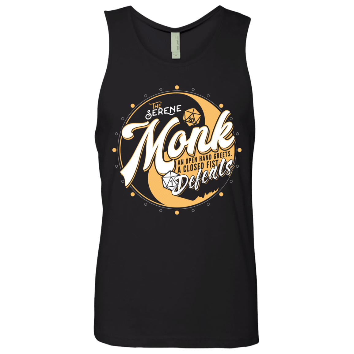 T-Shirts Black / S Monk Men's Premium Tank Top