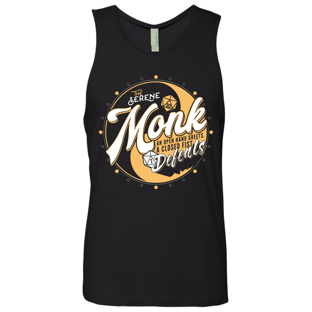 T-Shirts Black / S Monk Men's Premium Tank Top