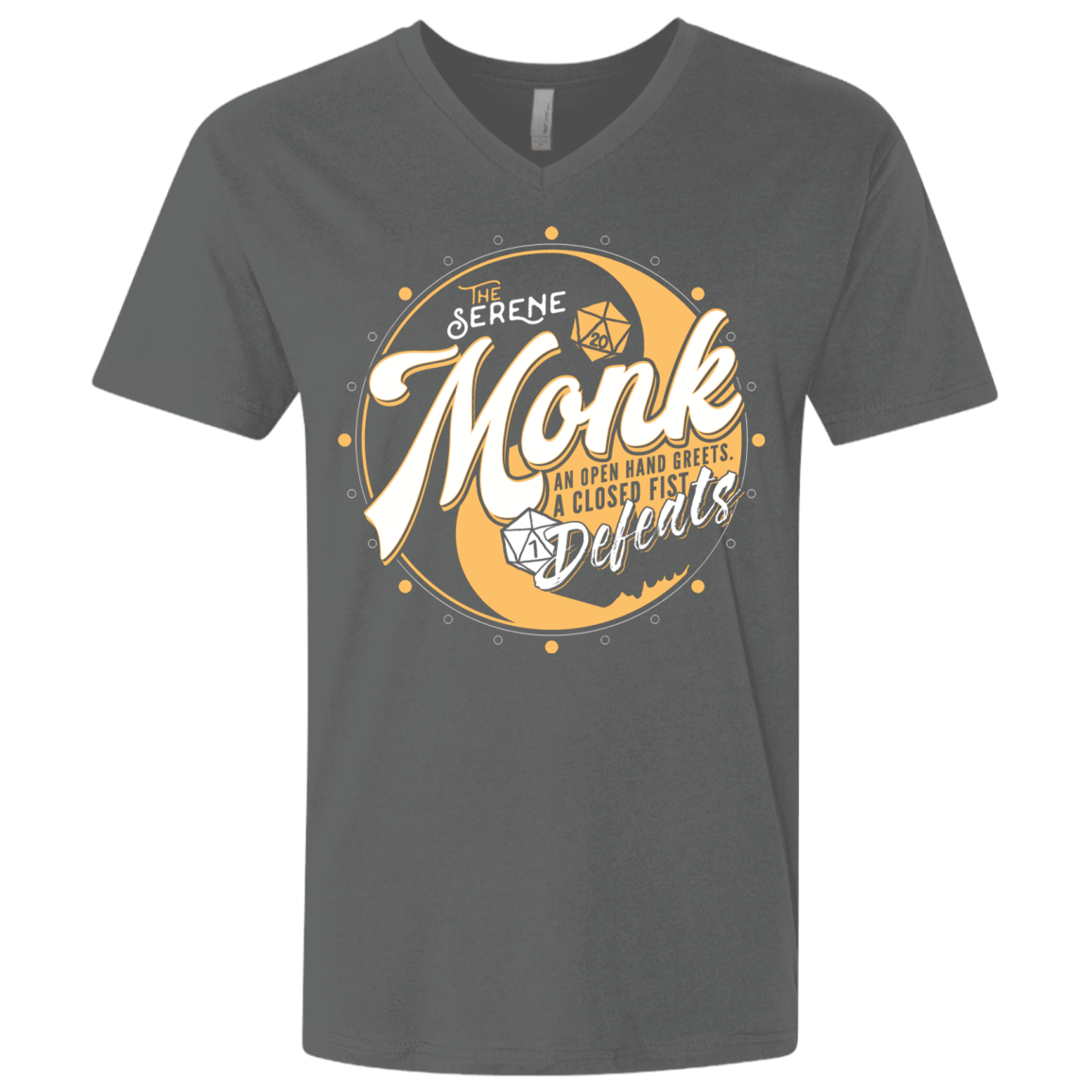 T-Shirts Heavy Metal / X-Small Monk Men's Premium V-Neck