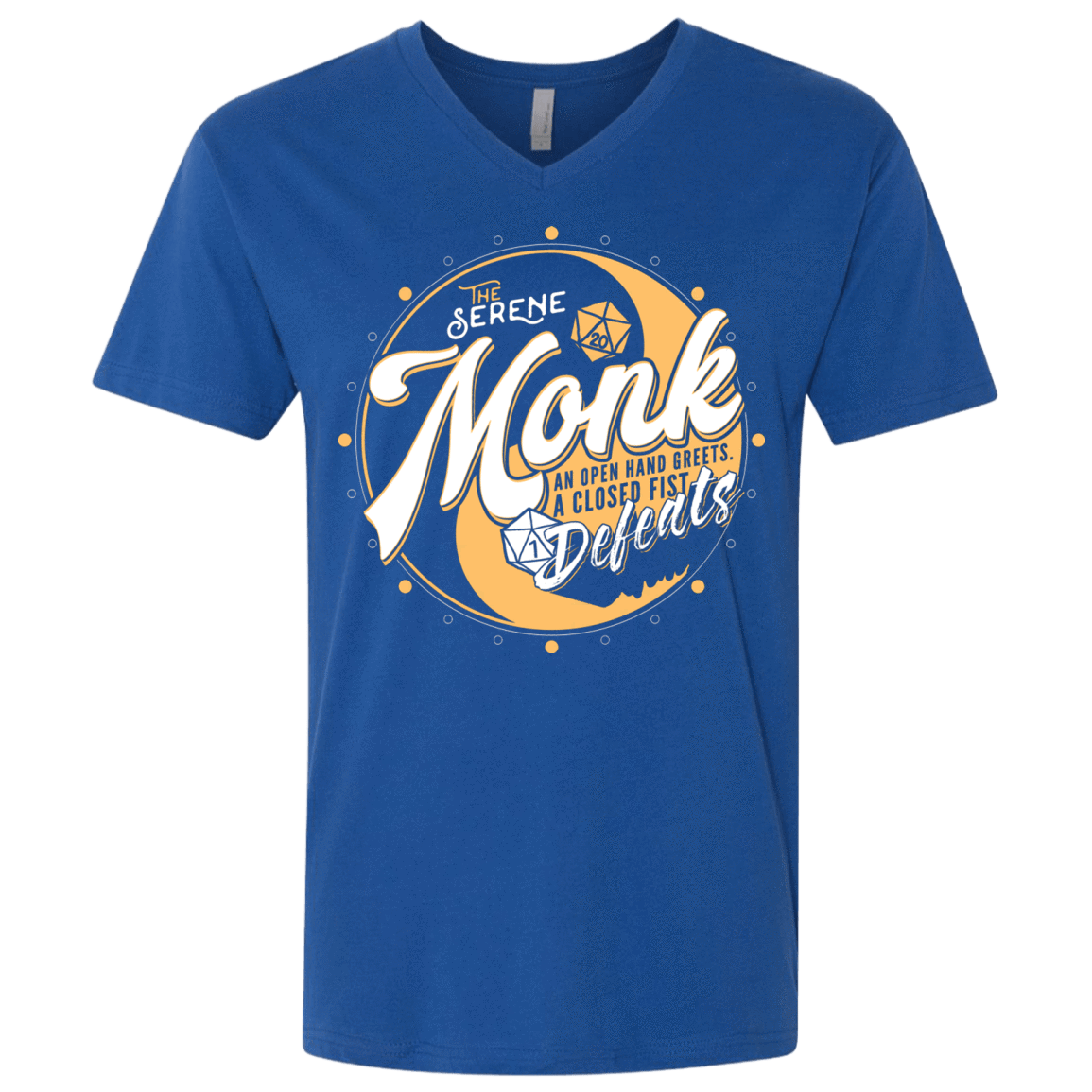 T-Shirts Royal / X-Small Monk Men's Premium V-Neck