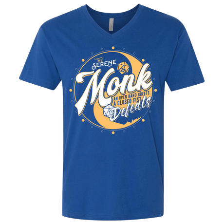 T-Shirts Royal / X-Small Monk Men's Premium V-Neck