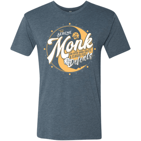 T-Shirts Indigo / S Monk Men's Triblend T-Shirt