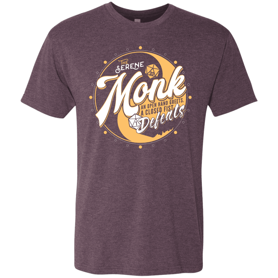 T-Shirts Vintage Purple / S Monk Men's Triblend T-Shirt