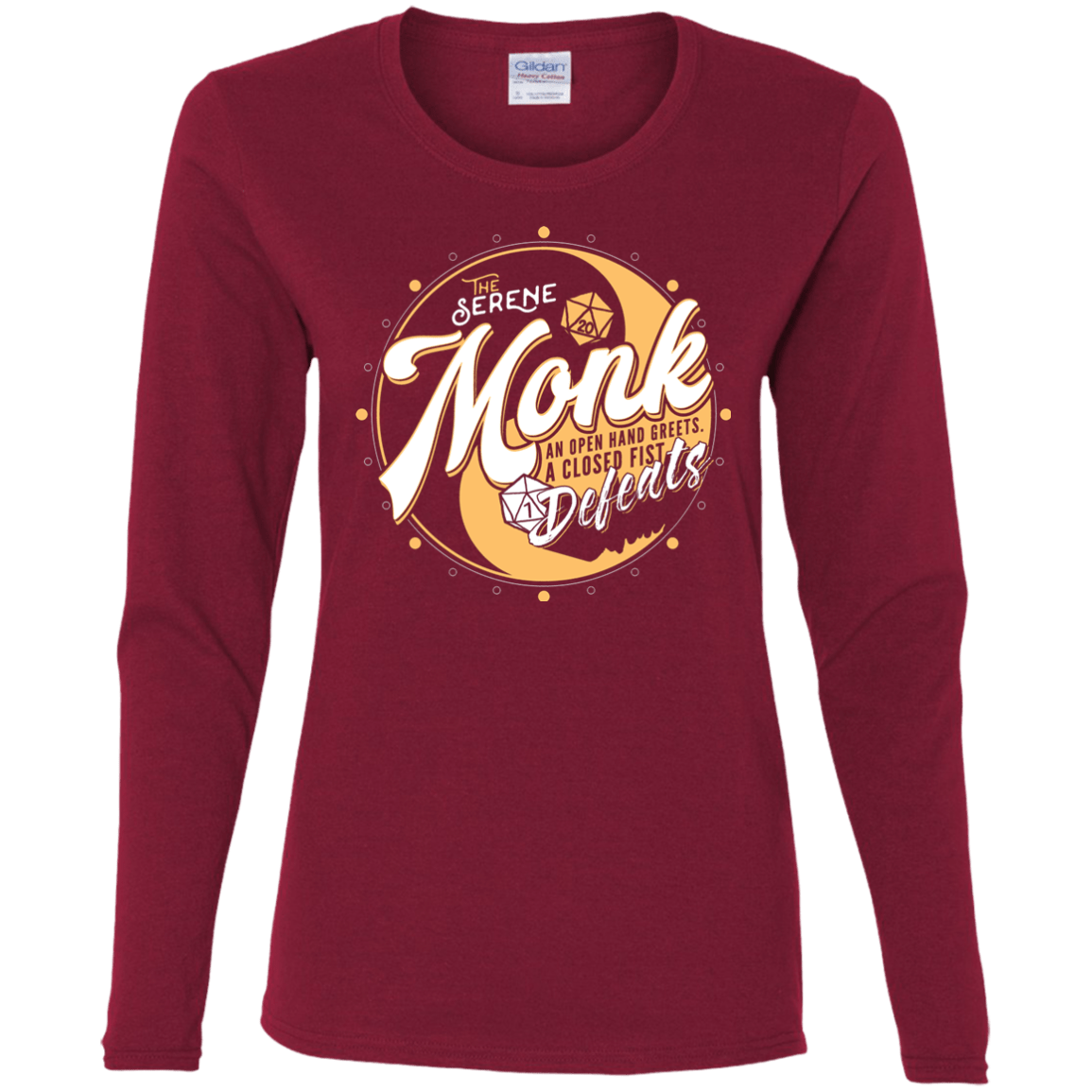 Monk Women's Long Sleeve T-Shirt
