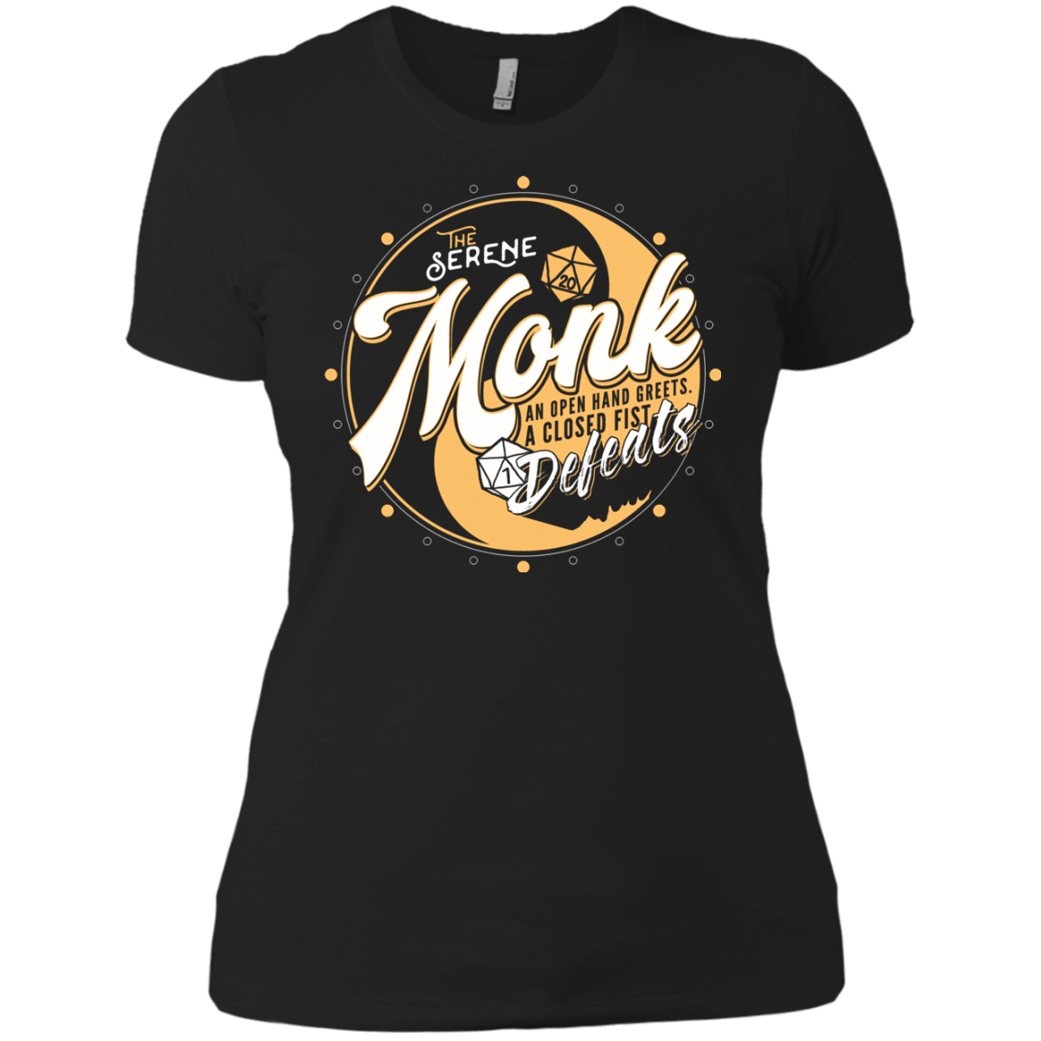 T-Shirts Black / X-Small Monk Women's Premium T-Shirt