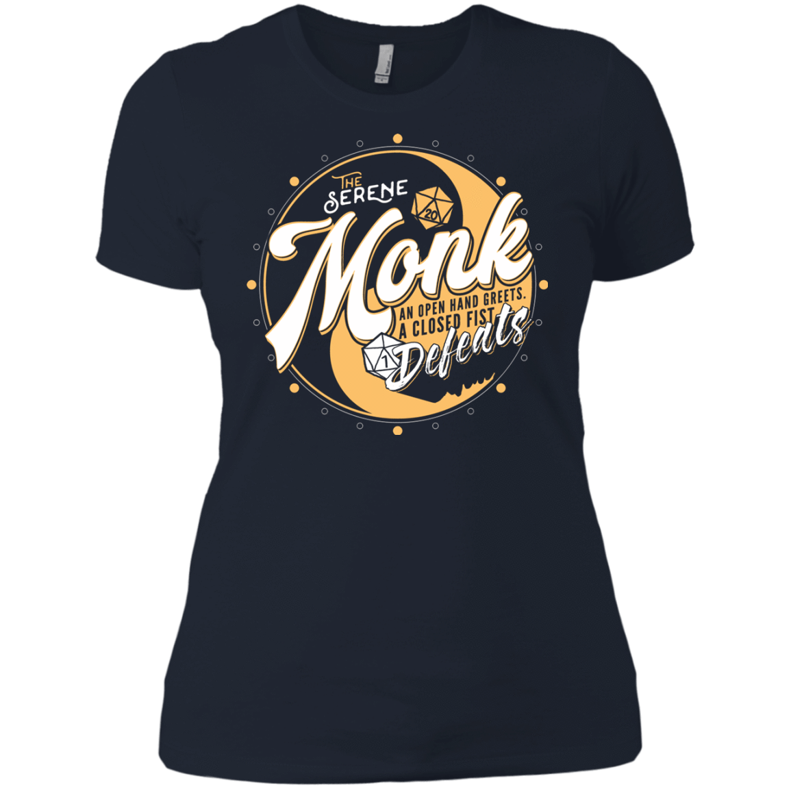 T-Shirts Midnight Navy / X-Small Monk Women's Premium T-Shirt